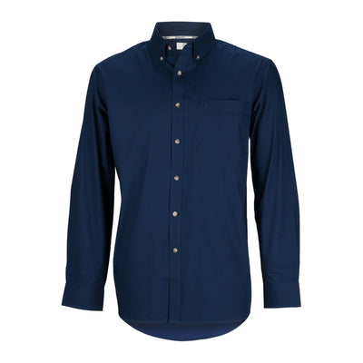 Burke & Wills Men's Melbourne Shirt | Navy Blue - Outback Traders Australia
