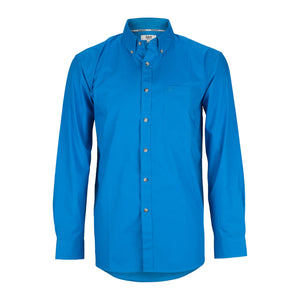 Burke & Wills Men's Melbourne Shirt | Blue Sky - Outback Traders Australia