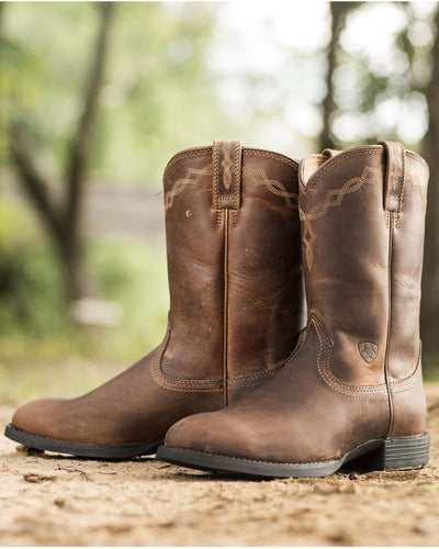 Ariat | Women's Heritage Roper Distressed Brown - Outback Traders Australia