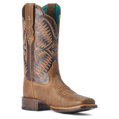 Ariat | Women's Odessa Stretch Fit | Brown/Burnished Pewter - Outback Traders Australia